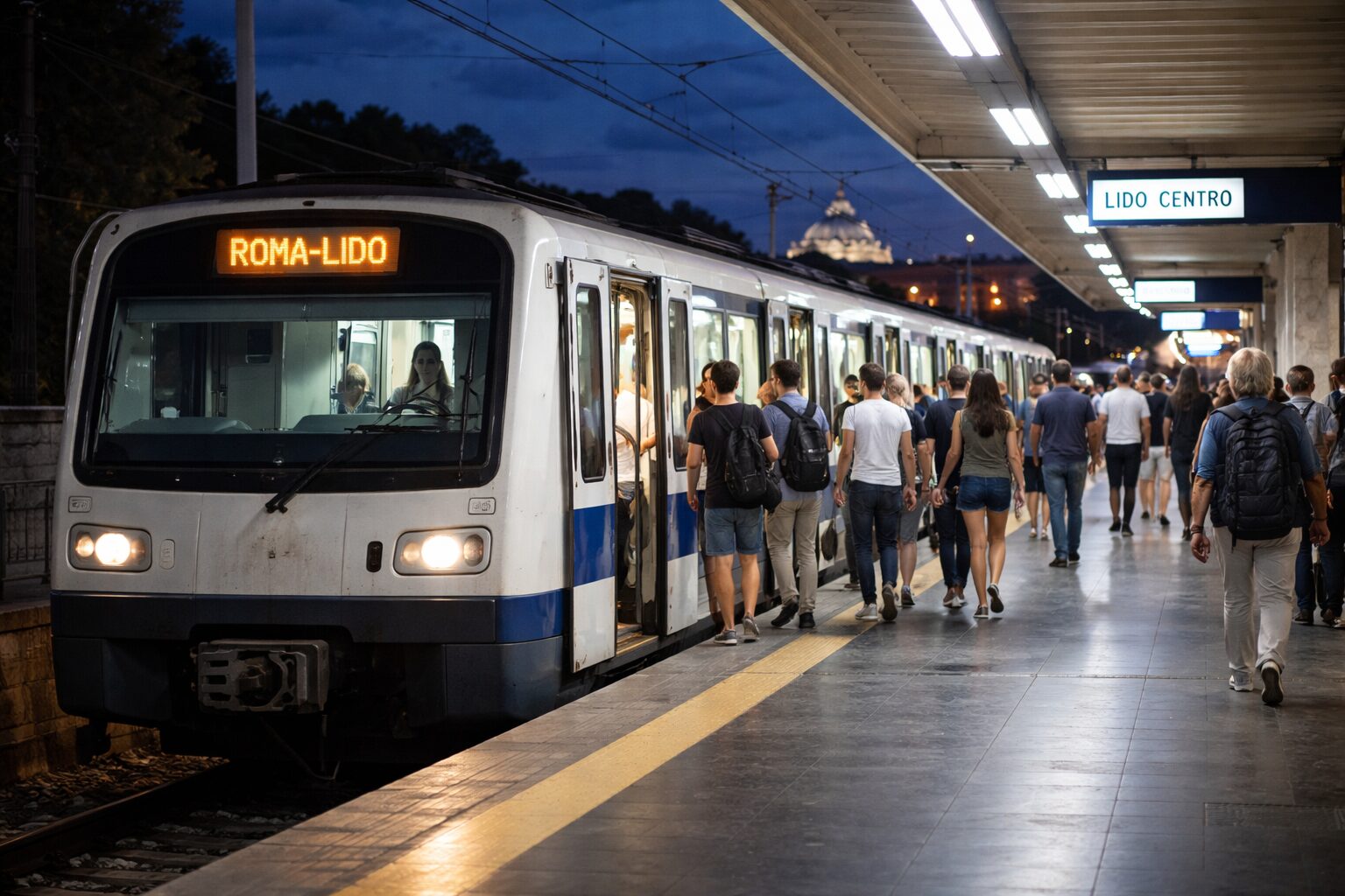 Roma-Lido: treni fino alle 22:30, ma sarà davvero un vantaggio per i residenti?