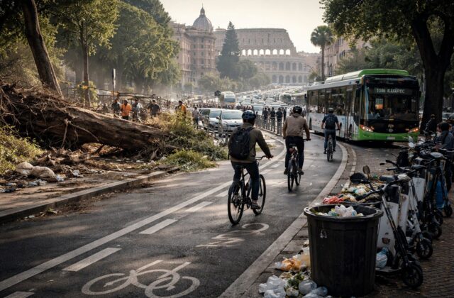 Roma: mobilità sostenibile o degrado ecologico? La battaglia del futuro è qui
