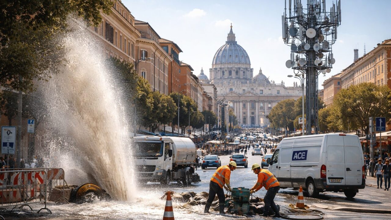 Roma nel caos: sospensioni idriche e antenne di telefonia mobile, che futuro per i servizi?