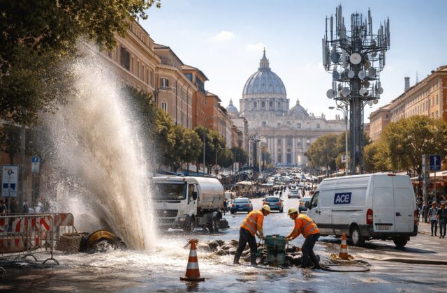 Roma nel caos: sospensioni idriche e antenne di telefonia mobile, che futuro per i servizi?
