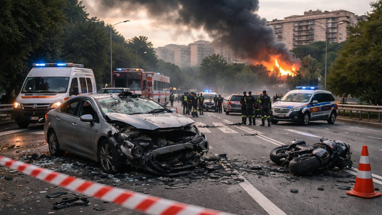 Roma nel caos: tragedie e incendi accendono l’allerta sulla sicurezza pubblica