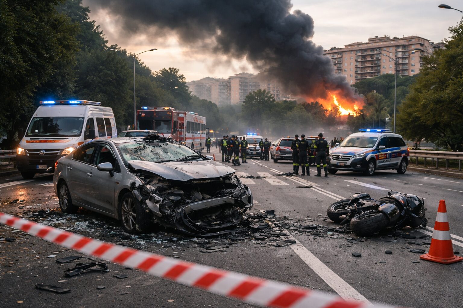 Roma nel caos: tragedie e incendi accendono l’allerta sulla sicurezza pubblica
