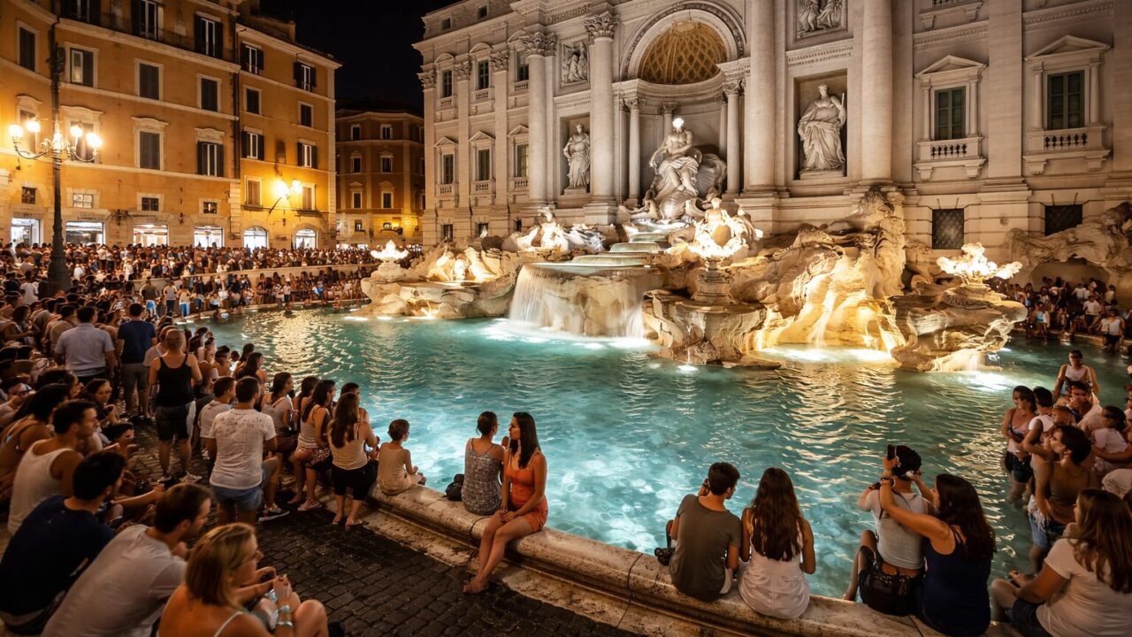 Roma si Rinfresca di Notte: Monumenti Aperti per Combattere il Caldo Estivo