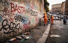 Roma sotto assedio: l’emergenza delle scritte sui muri e il costo per la comunità