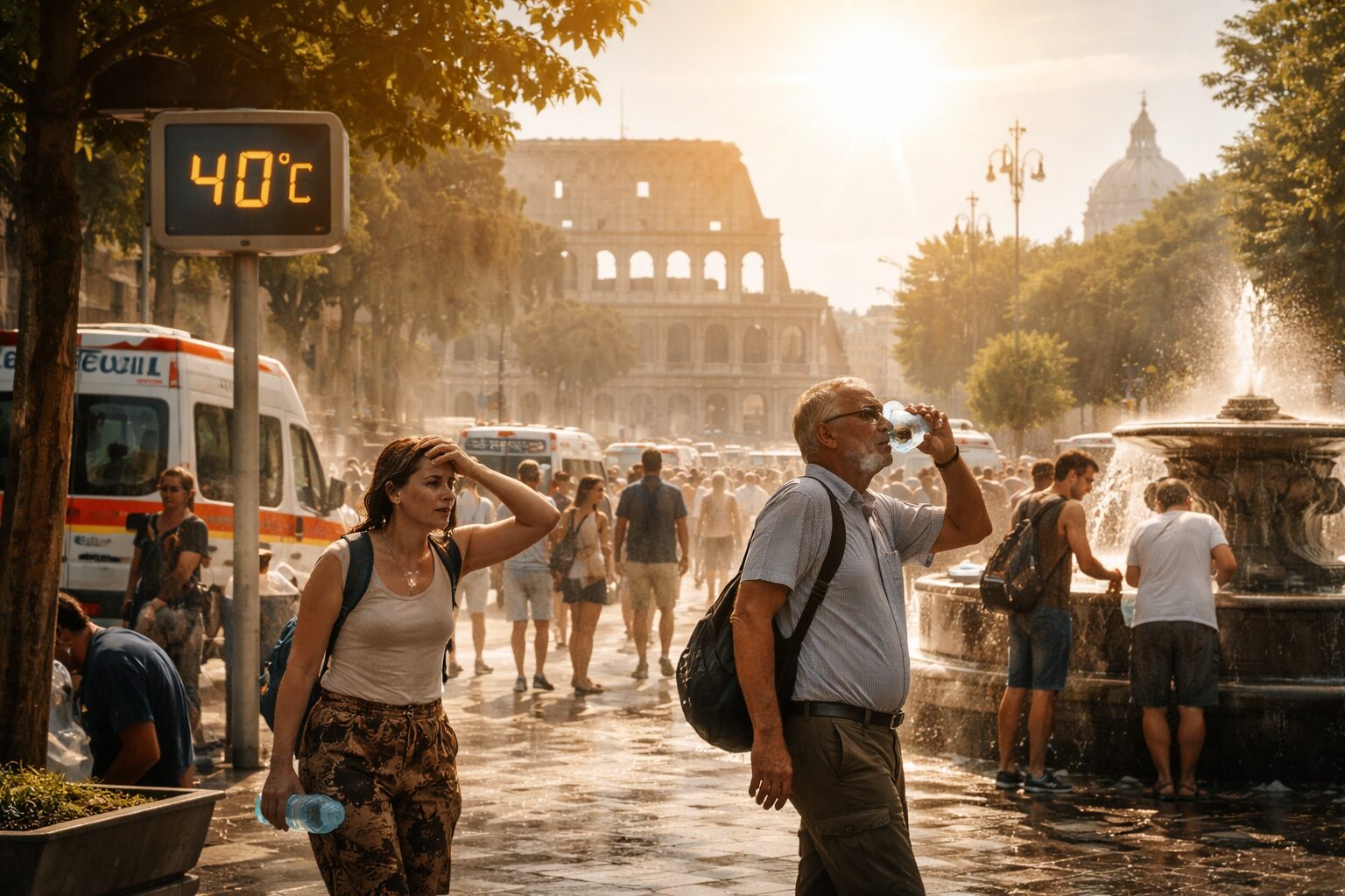 Roma sotto il sole: il piano anti-caldo è davvero efficace?