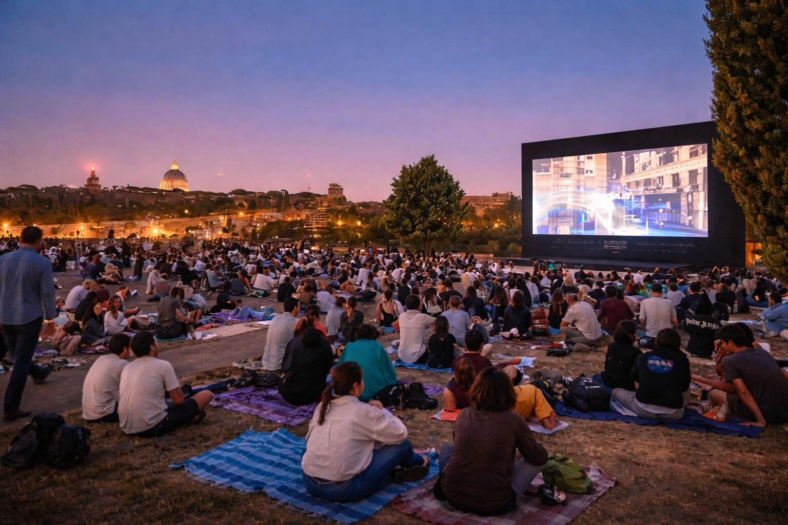 Roma stasera: film grassi all’aperto e eventi musicali da non perdere