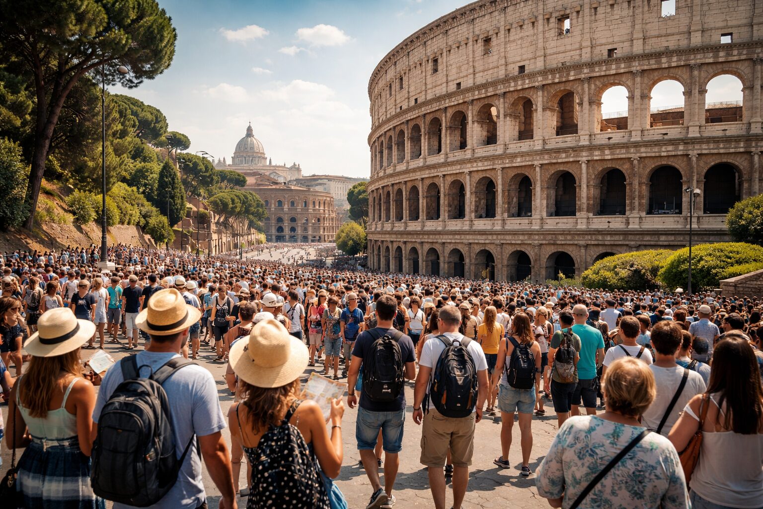 Roma: turisti in aumento, ma a chi giova questa crescita?