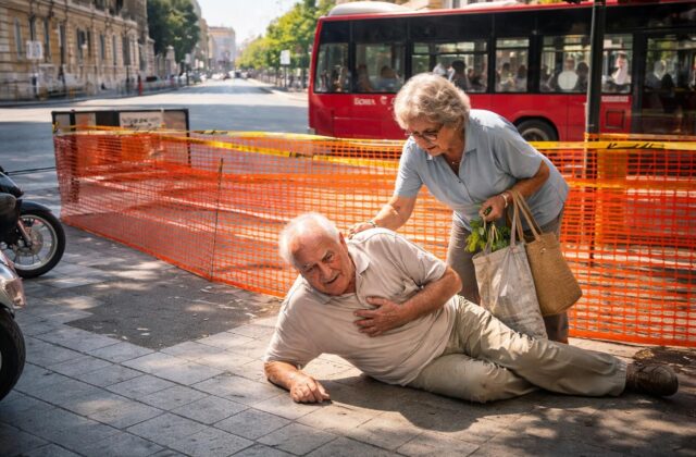 Roma, un’altra vittima delle strade dissestate: il dramma di un anziano davanti alla moglie