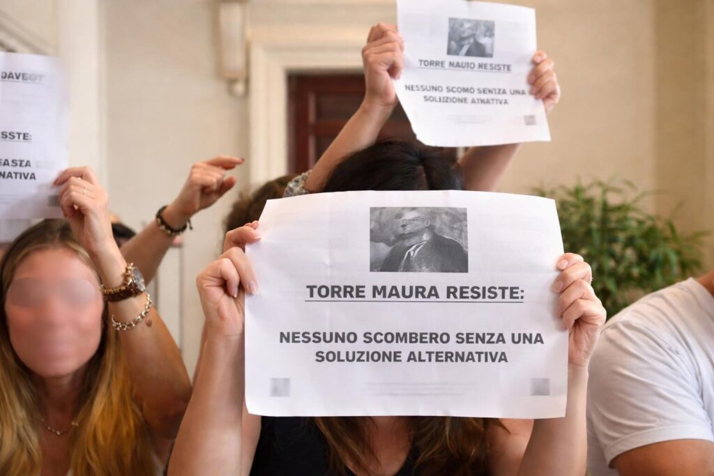 Sfratti a Torre Maura: famiglie in protesta mentre il futuro è incerto