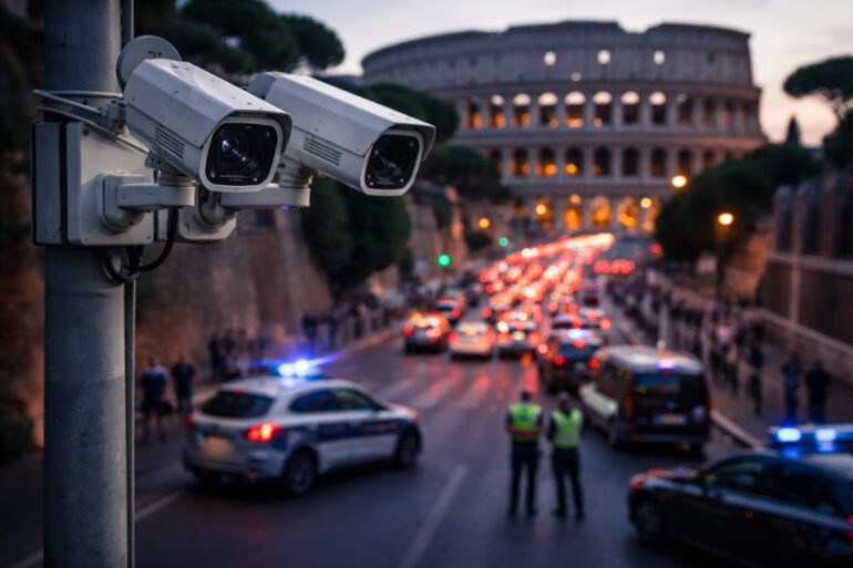 Sicurezza o sorveglianza? Roma investe in 122 telecamere smart ma a quale prezzo?
