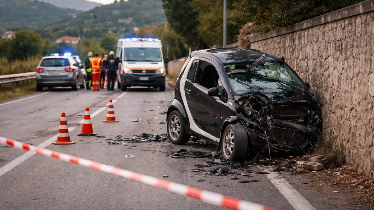 Tragedia a Moricone: perde il controllo dell’auto e muore una donna di 44 anni