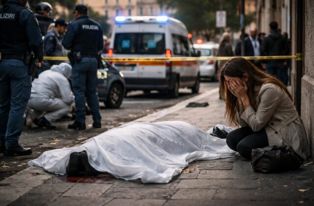 Tragedia nel cuore di Roma: uomo muore sul marciapiede davanti alla moglie