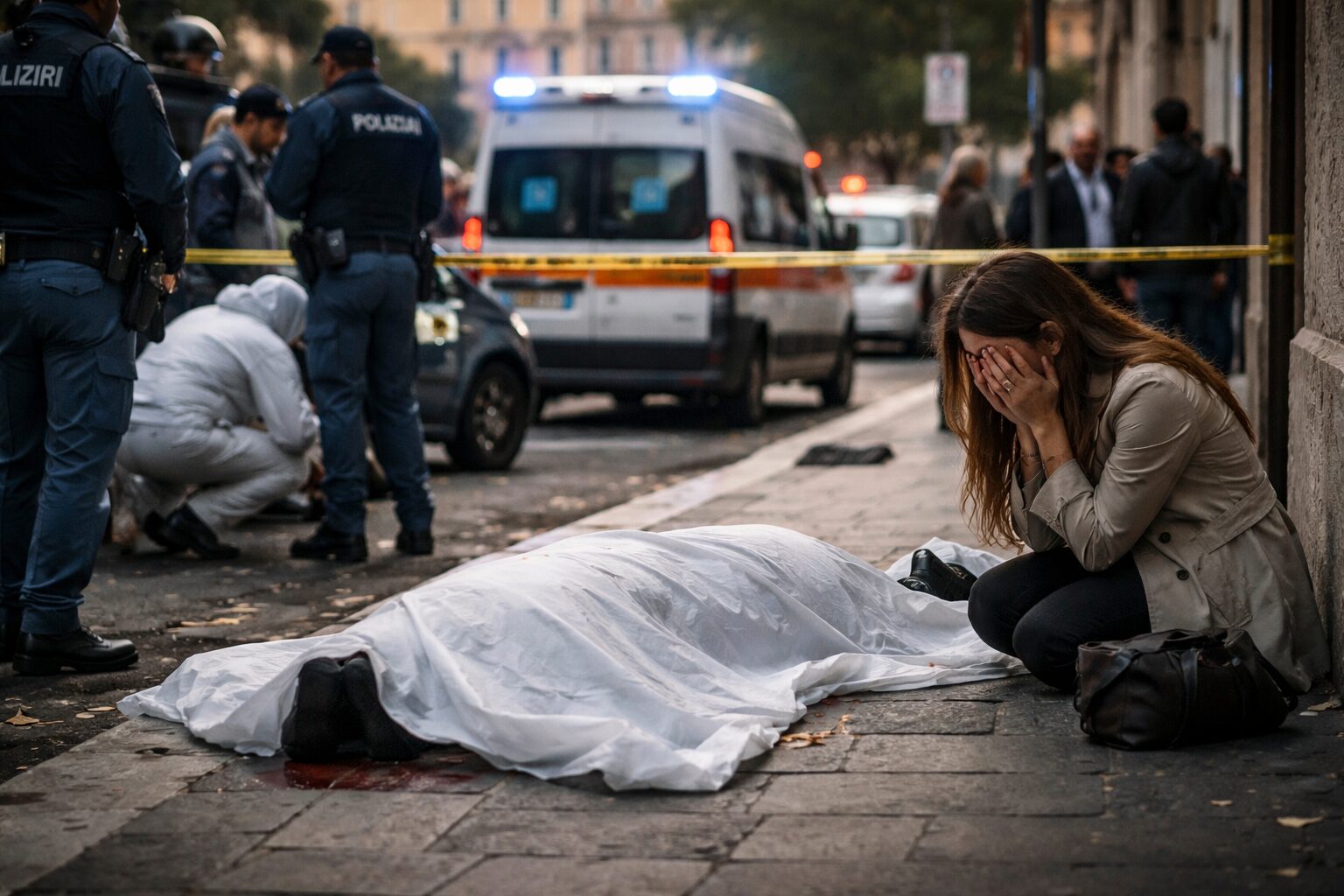 Tragedia nel cuore di Roma: uomo muore sul marciapiede davanti alla moglie