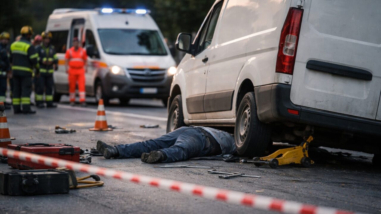 Tragedia sul lavoro a Roma: un 47enne perde la vita schiacciato da un mezzo in riparazione