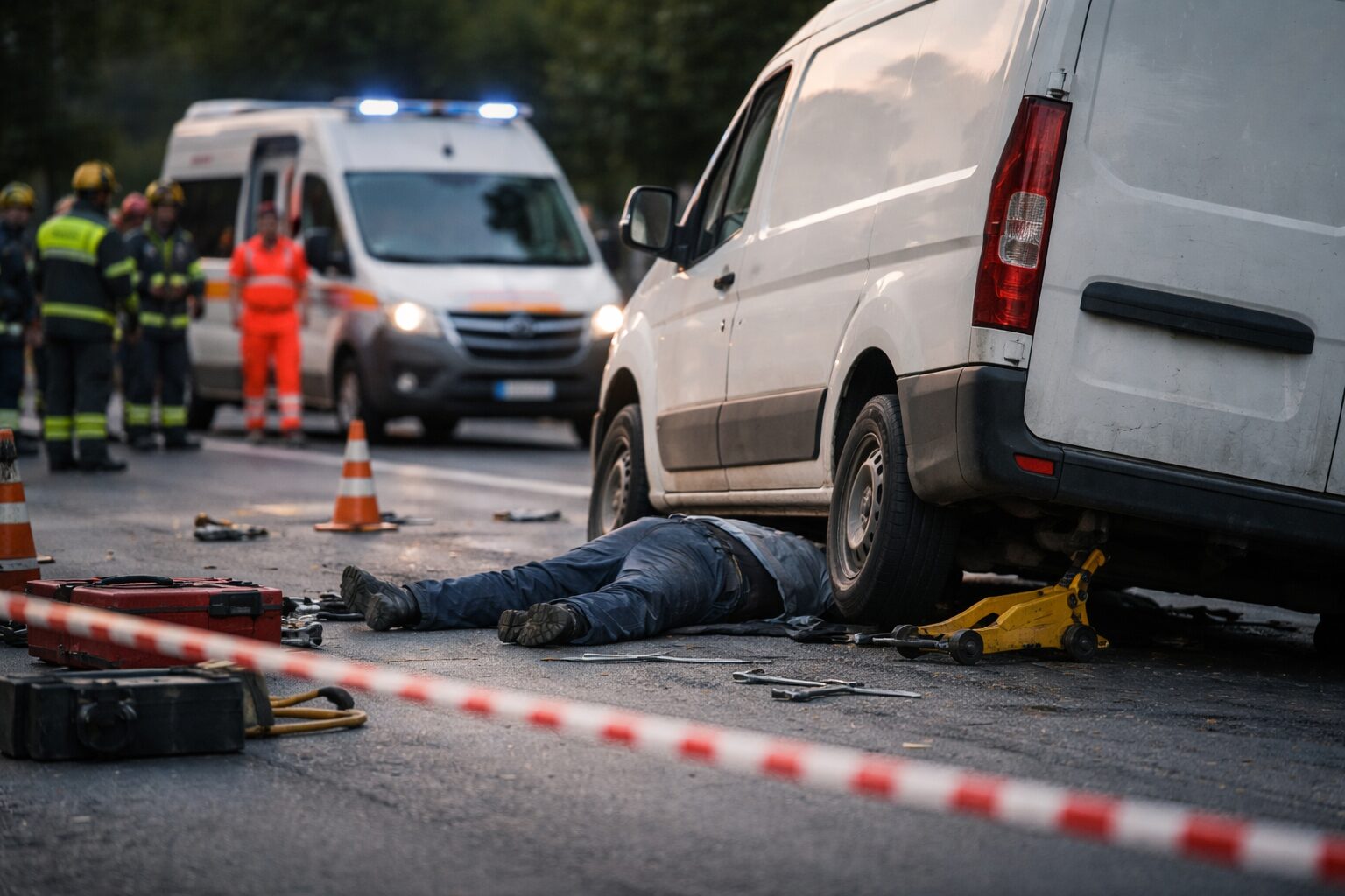 Tragedia sul lavoro a Roma: un 47enne perde la vita schiacciato da un mezzo in riparazione