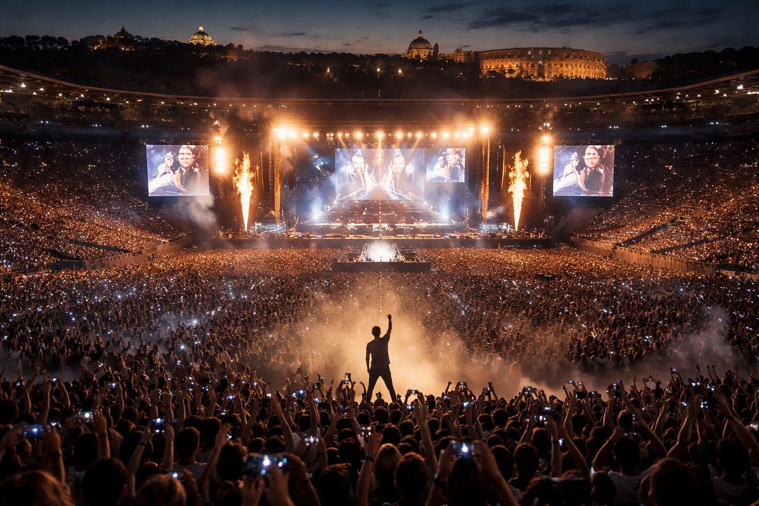 Ultimo fa la storia: un concerto che risuona oltre la musica a Roma