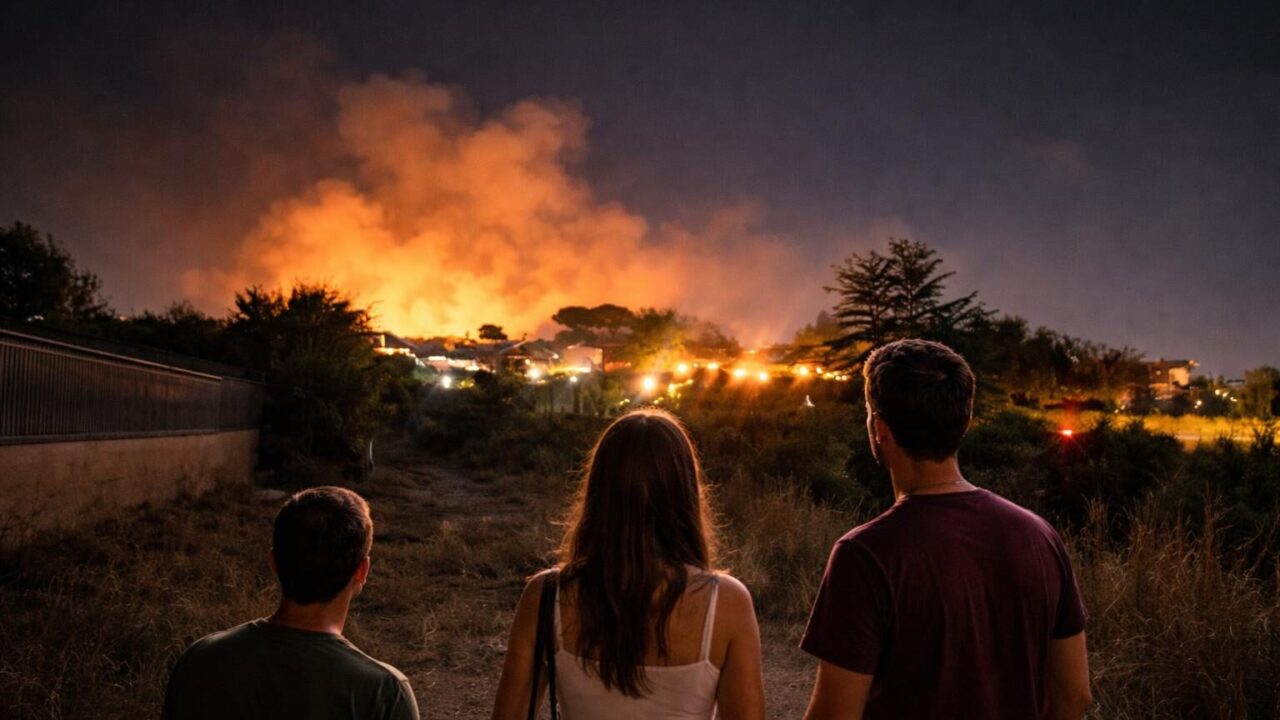 Una notte di fuoco a Roma: 174 incendi tra Fiumicino e Tor Sapienza