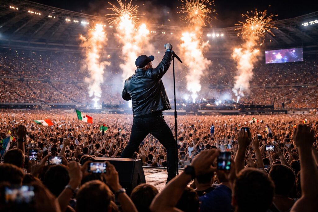 Vasco Rossi conquista Roma: dieci concerti all’Olimpico sold out e il futuro musicale della capitale