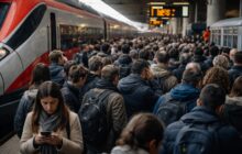 Venerdì nero dei trasporti: pendolari in crisi tra ritardi e disagi
