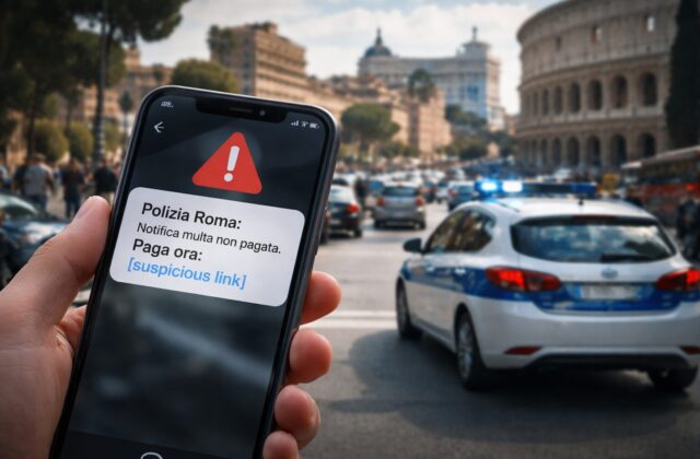 Allerta Multe Fake: Cittadini di Roma nel Mirino delle Truffe SMS