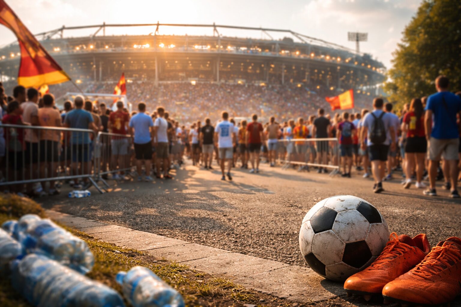 Amichevole Cardiff City-Roma: un evento di calcio tra caldo torrido e traffico insostenibile