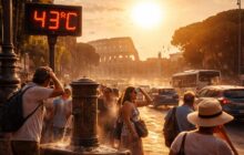 Caldo record a Roma: un’estate da incubo e i Mondiali nel mirino