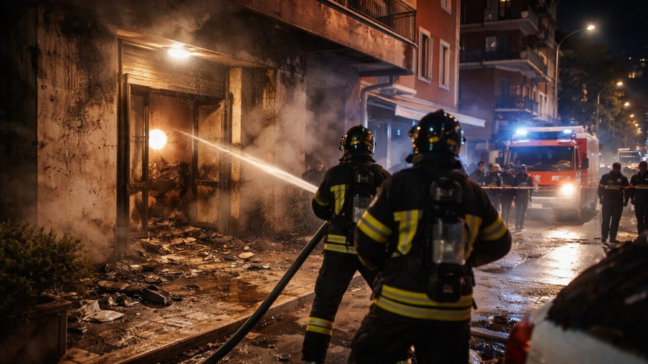 Cinecittà in fiamme: l’esplosione che svela la malavita sotto casa