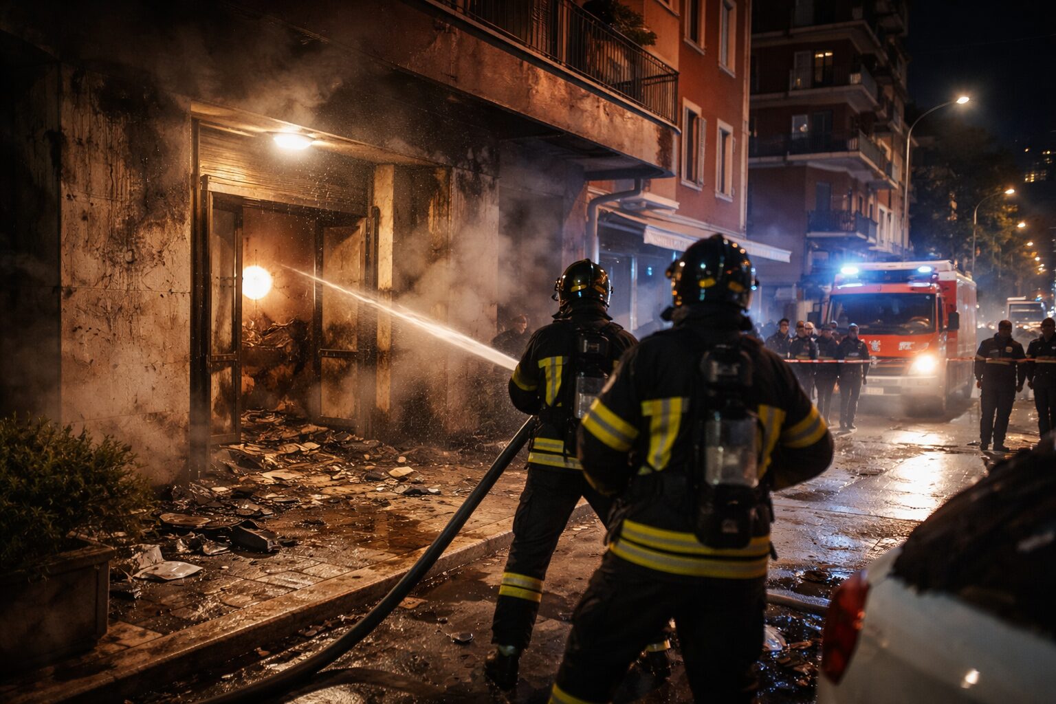 Cinecittà in fiamme: l’esplosione che svela la malavita sotto casa