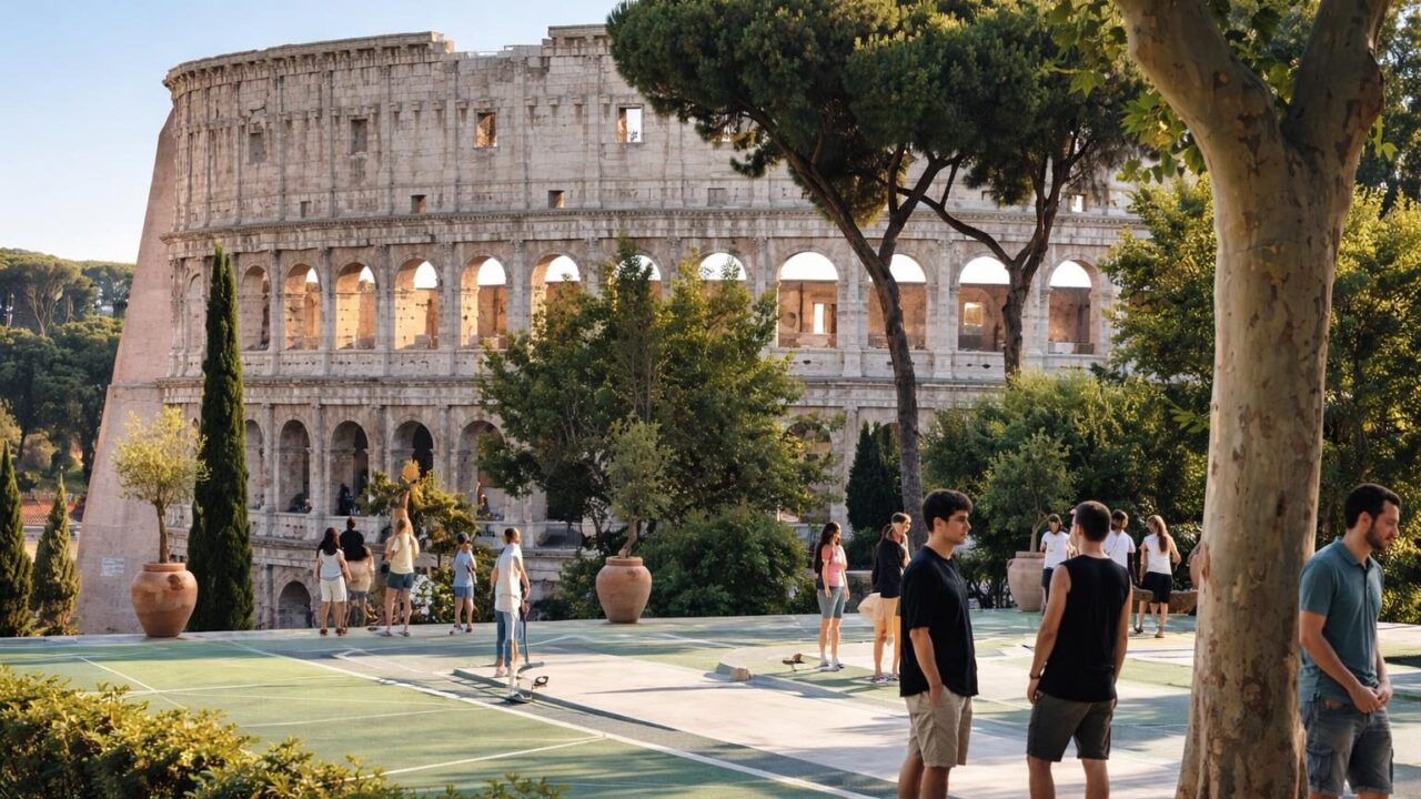 Curling vista Colosseo: l’estate a Roma si tinge di sport e cultura