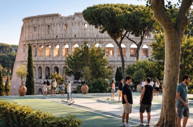 Curling vista Colosseo: l’estate a Roma si tinge di sport e cultura