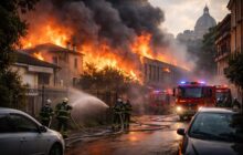 Incendi a Roma: il fuoco minaccia case e patrimoni, è allerta massima