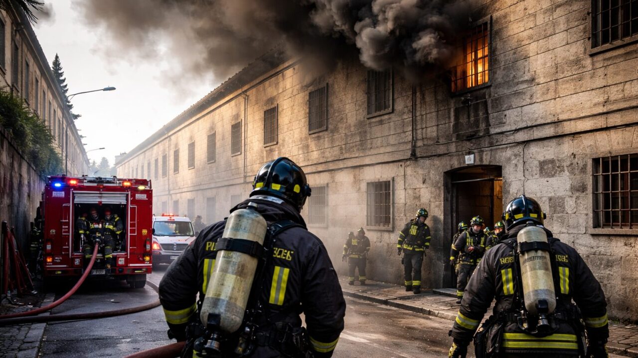 Incendio in cella a Viterbo: una crisi penitenziaria sotto gli occhi di tutti