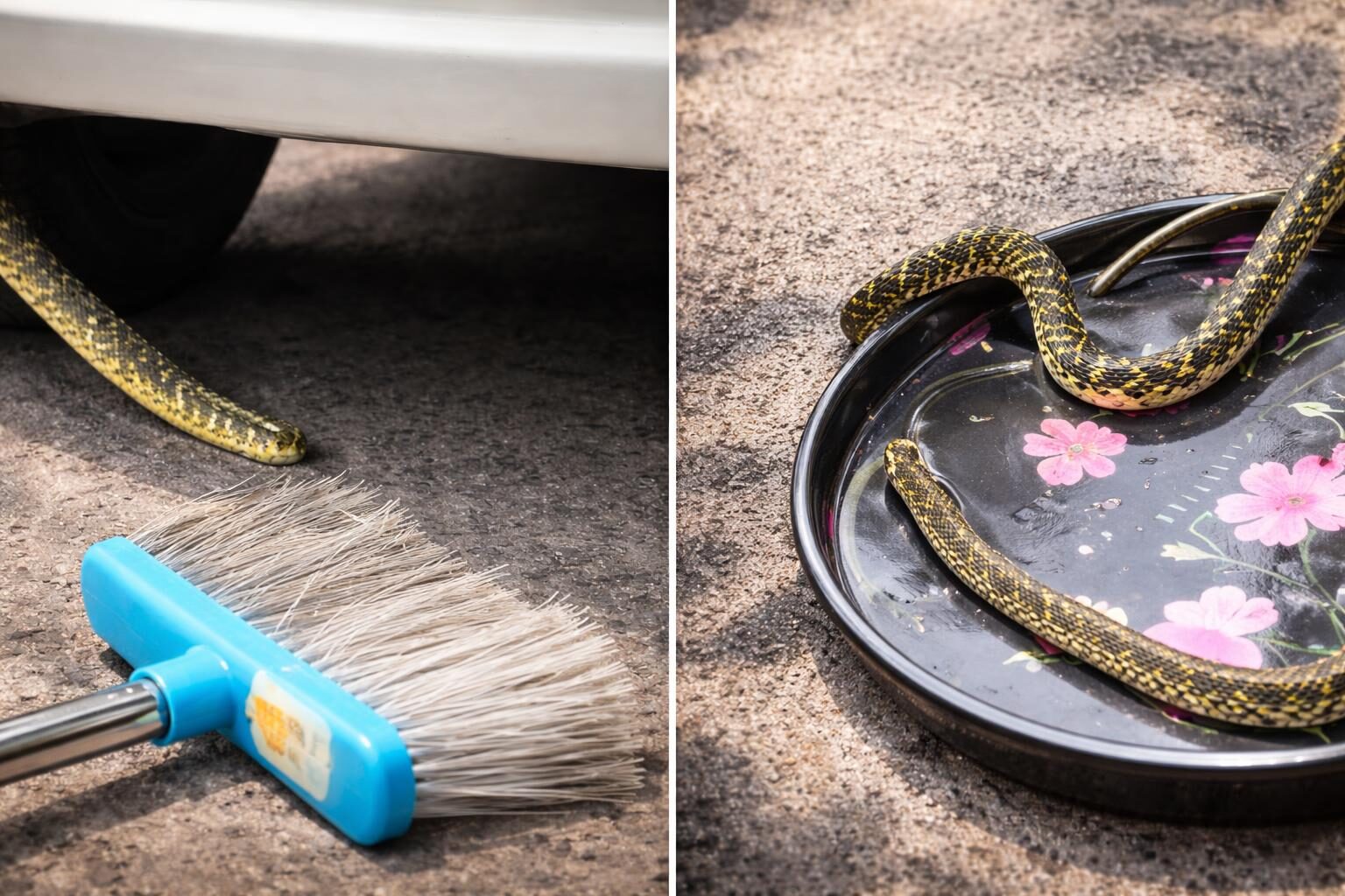 L'imprevisto di un serpente in auto: riflessioni sulla solidarietà romana