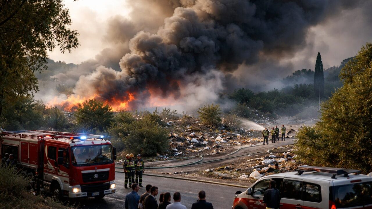 Maxi incendio a Tor di Valle: tra paura e rifiuti, quale futuro per i residenti?