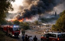Maxi incendio a Tor di Valle: tra paura e rifiuti, quale futuro per i residenti?