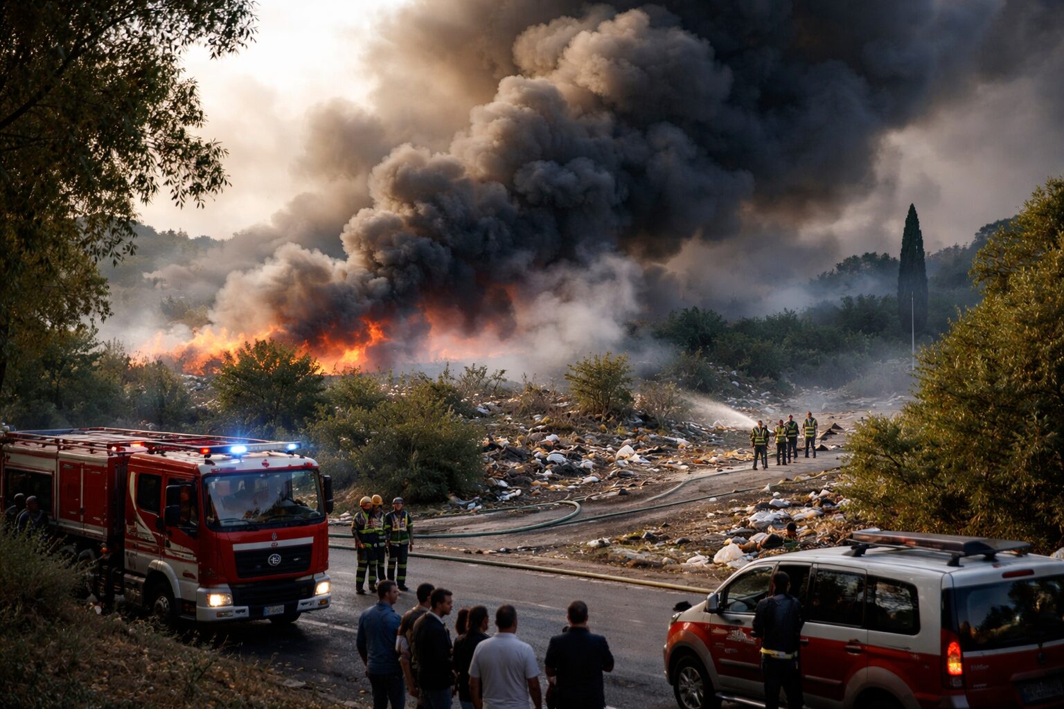 Maxi incendio a Tor di Valle: tra paura e rifiuti, quale futuro per i residenti?