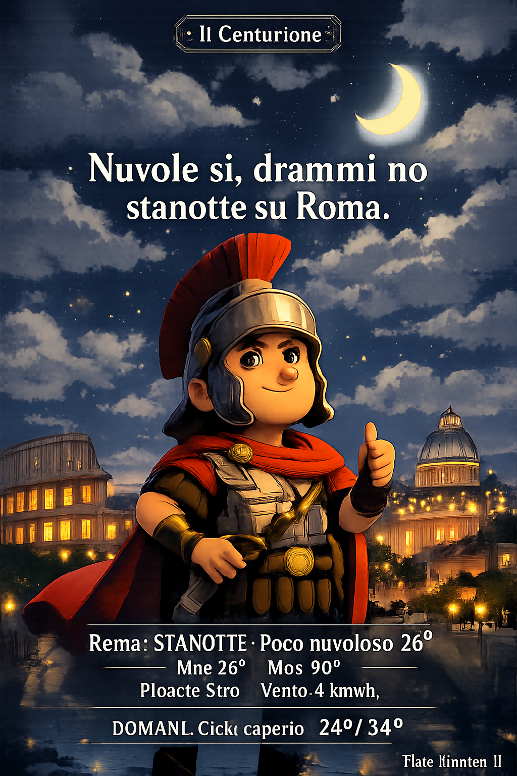 Storia meteo Roma notte - 2 Agosto 2026
