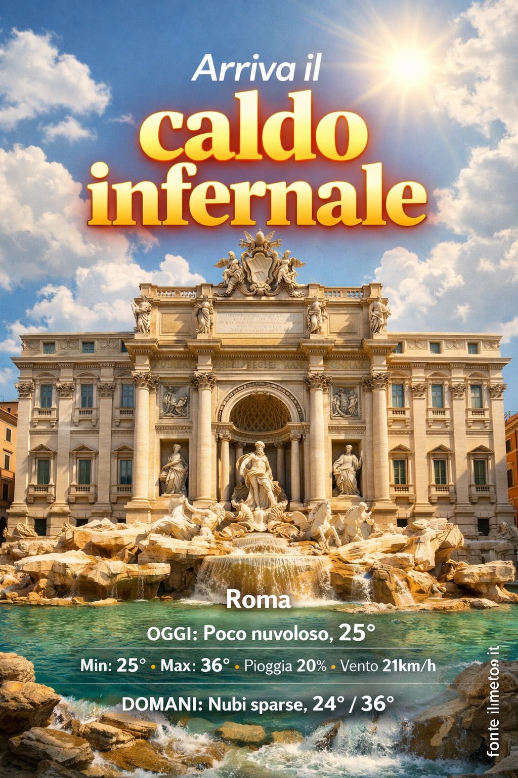 Storia meteo Roma oggi e domani - 3 Agosto 2026