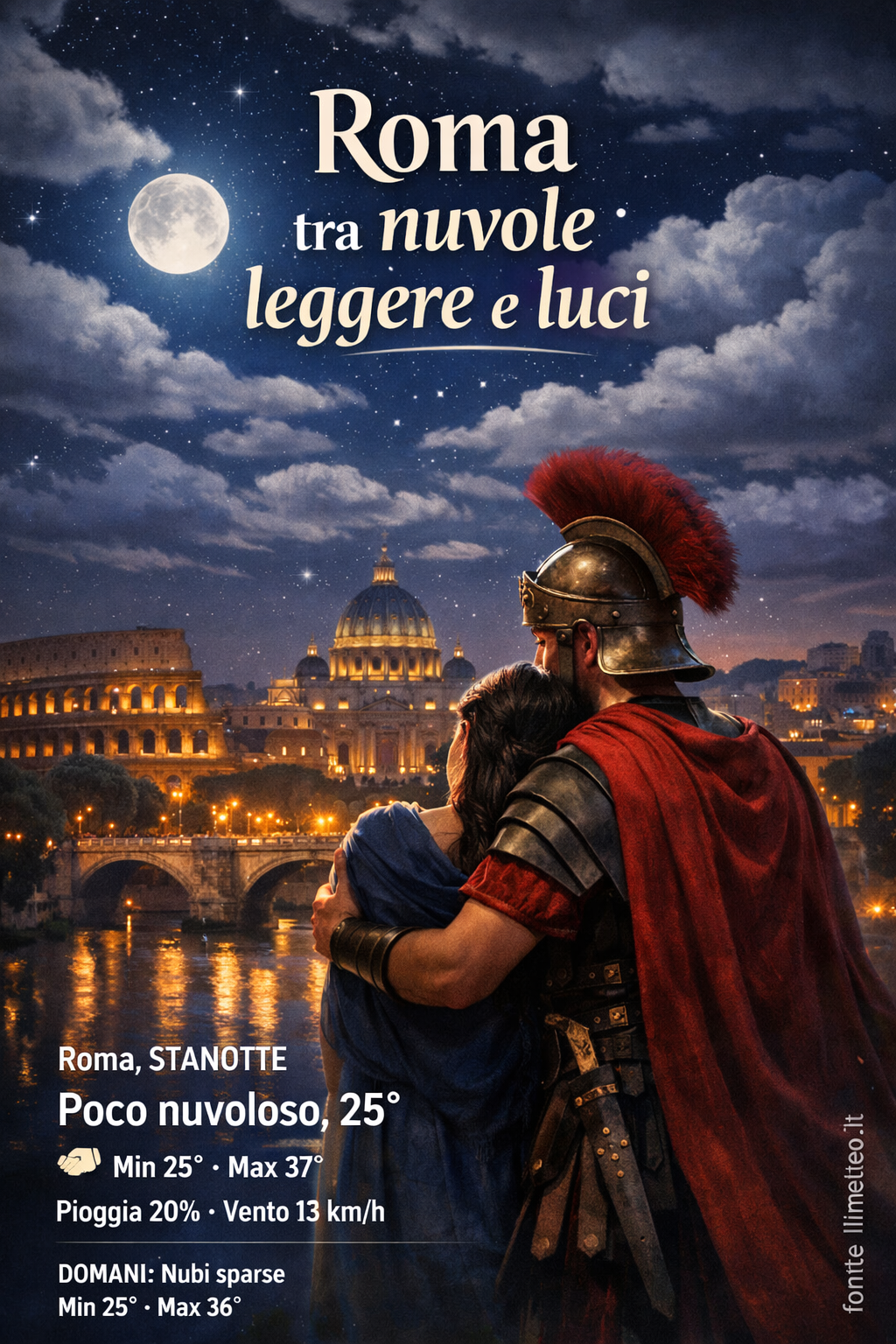 Storia meteo Roma notte - 4 Agosto 2026