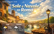 Meteo Roma, previsioni di oggi 5 Agosto 2026: meteo variabile