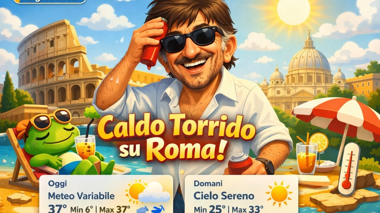 Meteo Roma, previsioni di oggi 7 Agosto 2026: meteo variabile
