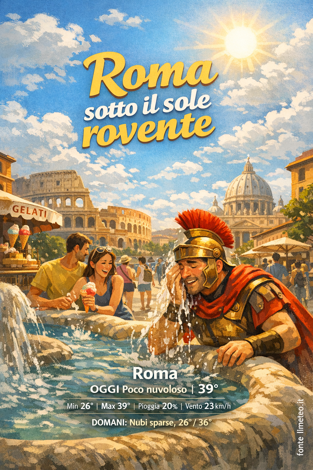 Storia meteo Roma oggi e domani - 11 Agosto 2026