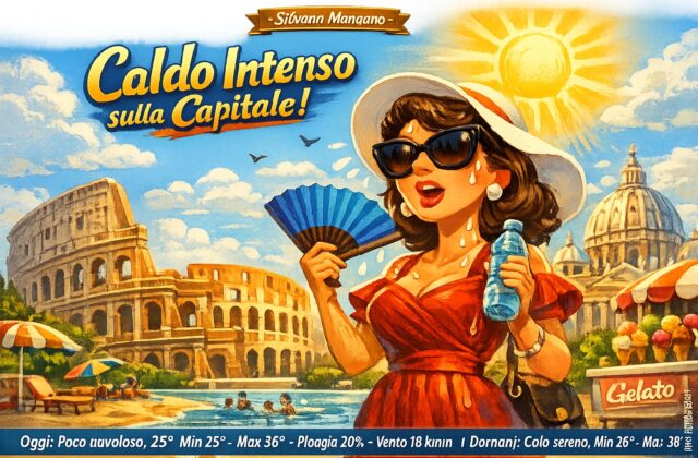 Meteo Roma, previsioni di oggi 13 Agosto 2026: poco nuvoloso