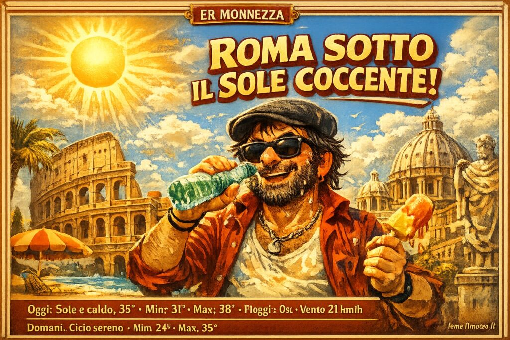Meteo Roma, previsioni di oggi 14 Agosto 2026: sole e caldo