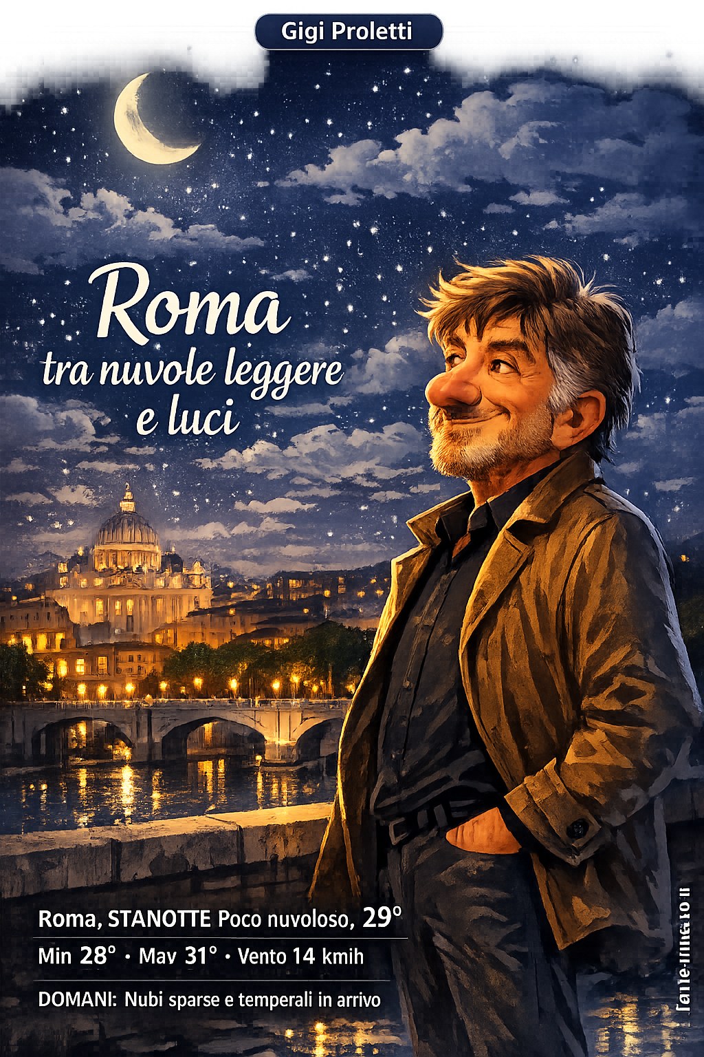Storia meteo Roma notte - 16 Agosto 2026