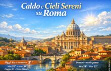 Meteo Roma, previsioni di oggi 19 Agosto 2026: poco nuvoloso