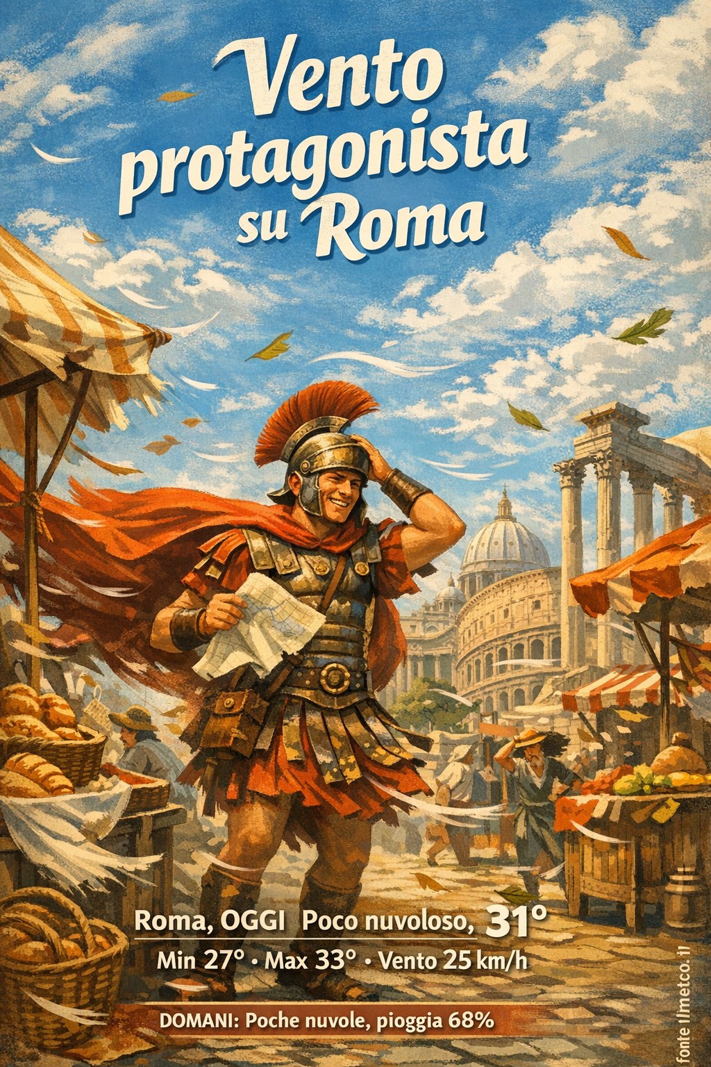 Storia meteo Roma oggi e domani - 20 Agosto 2026