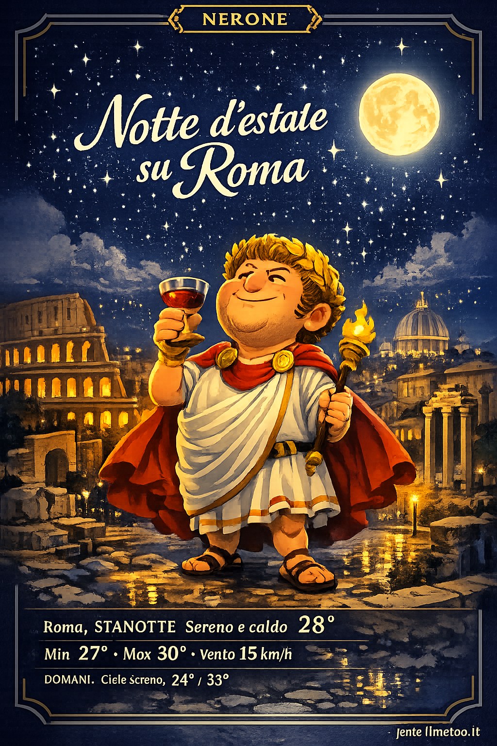 Storia meteo Roma notte - 23 Agosto 2026