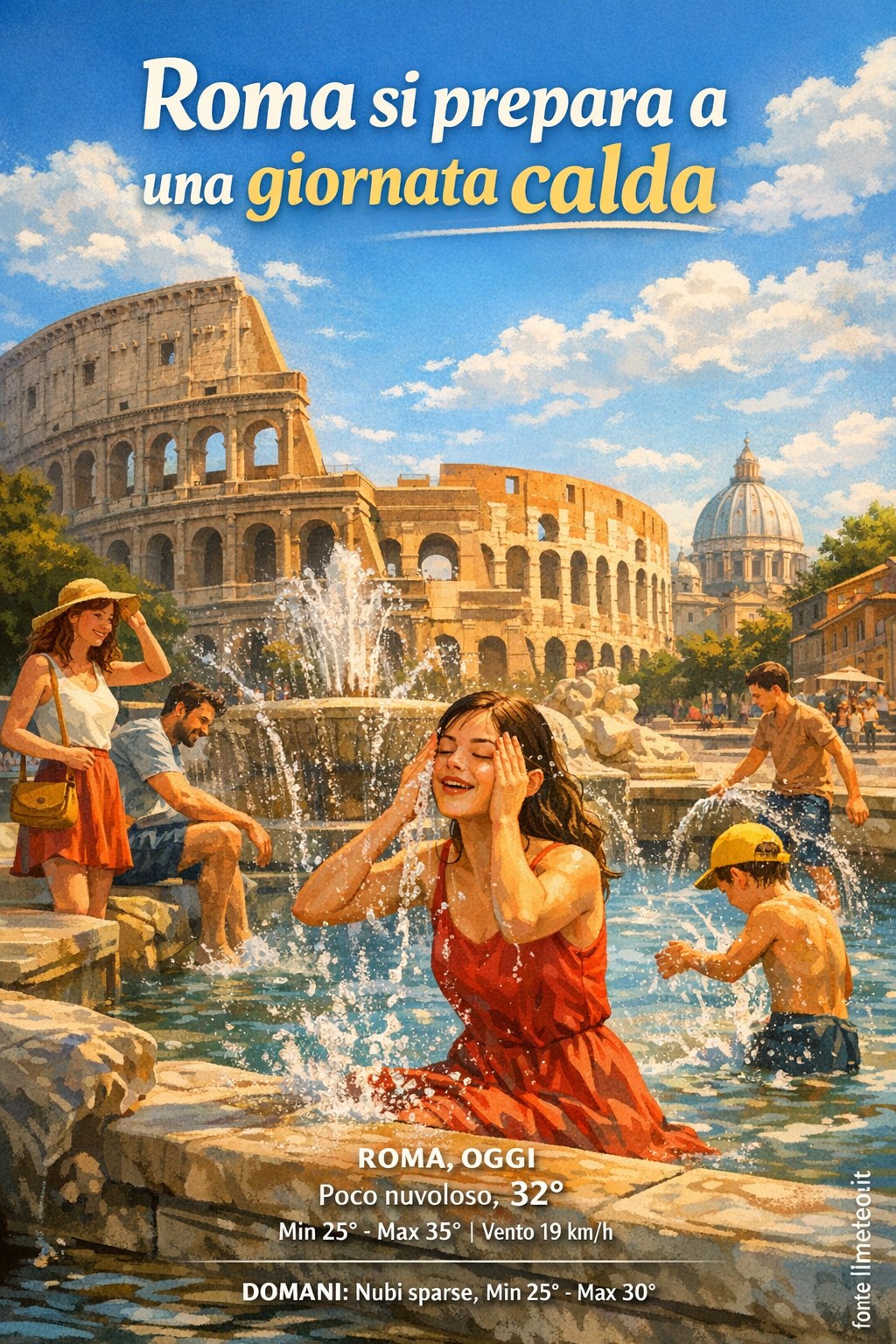 Storia meteo Roma oggi e domani - 24 Agosto 2026