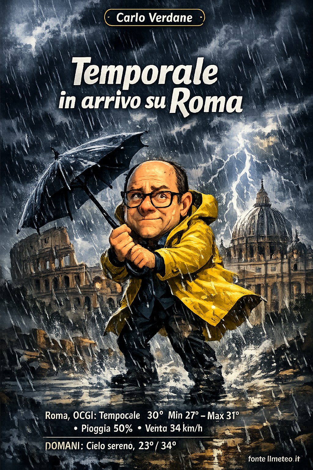 Storia meteo Roma oggi e domani - 25 Agosto 2026